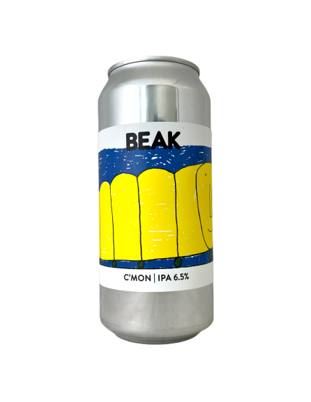 Bière C'Mon NE IPA 44 cl Brasserie Beak Brewery