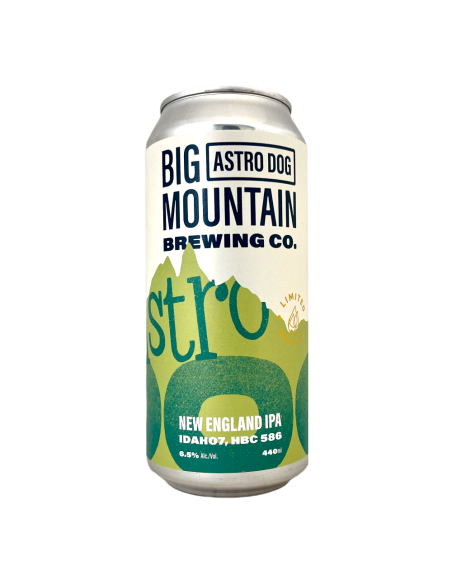 Bière Astro Dog NEIPA 44 cl Brasserie Big Mountain Brewing Company