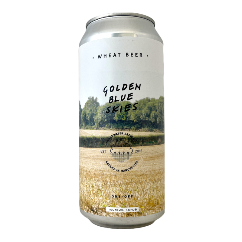 Bière Golden Blue Skies Wheat Beer 44 cl Brasserie Cloudwater Brew Co