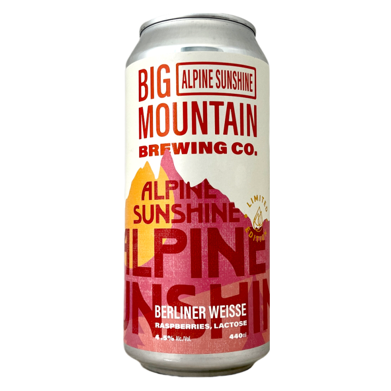 Bière Alpine Sunshine Berliner Weisse 44 cl Brasserie Big Mountain Brewing Company