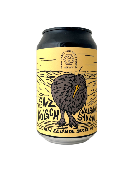Bière NZ Kölsch 33 cl Brasserie Arav' Craft Brewery