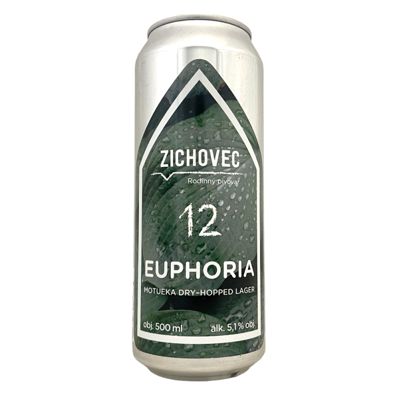 Bière Euphoria 12 Dry Hopped Lager 50 cl Brasserie Zichovec