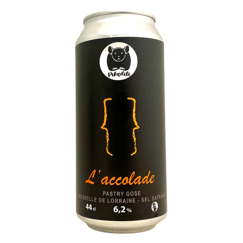 Bière L'Accolade Pastry Gose 44 cl Brasserie Pikadili