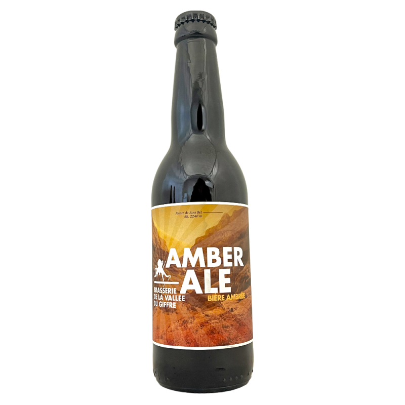 Bière Amber Ale 33 cl Brasserie de la Vallée du Giffre
