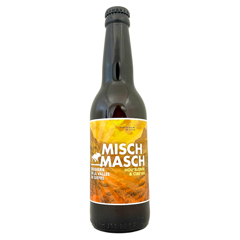 Bière Misch Masch Blonde 33 cl Brasserie de la Vallée du Giffre