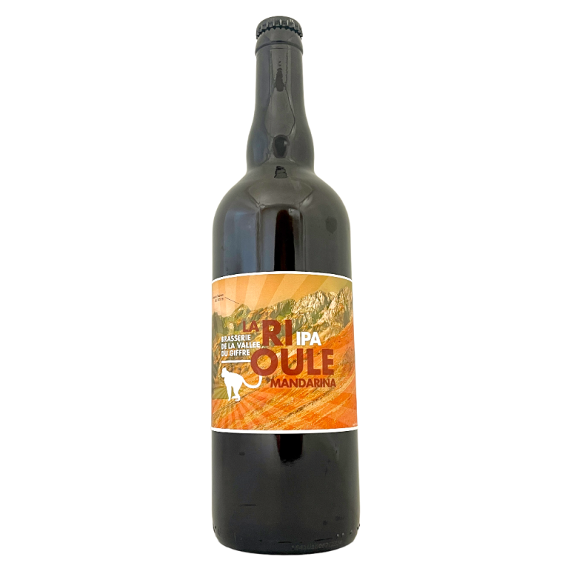 Bière La Rioule Mandarina IPA 75 cl Brasserie de la Vallée du Giffre