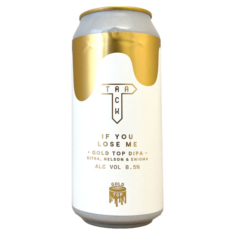 Brasserie Track Brewing Bière If You Lose Me Gold Top DIPA 44 cl
