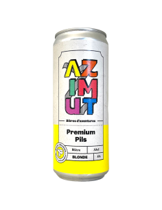 Brasserie Azimut Bière Premium Pils 33 cl