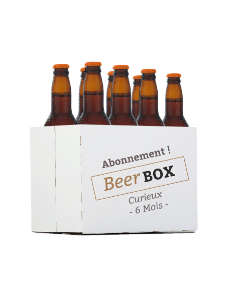 Abonnement Beerbox Bieronomy Pour les curieux 6 mois Bières Artisanales
