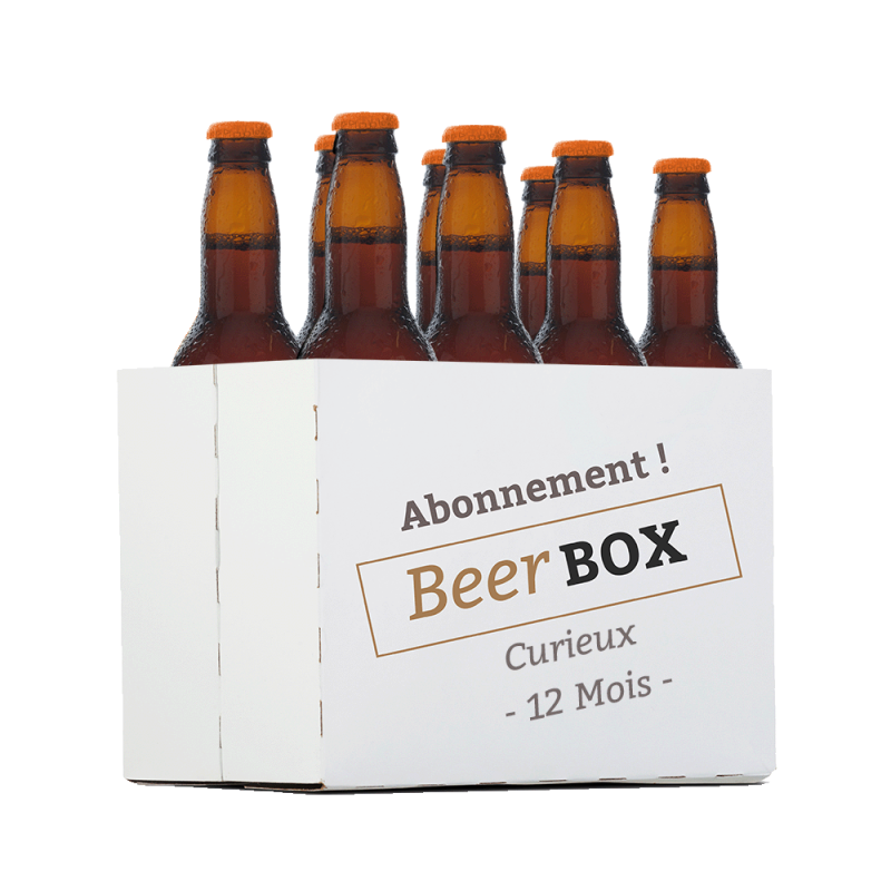 Abonnement Beerbox Bieronomy Pour les curieux 12 mois Bières Artisanales