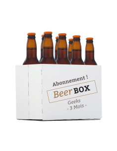 Abonnement Beerbox Bieronomy Pour les geeks 3 mois Bières Artisanales