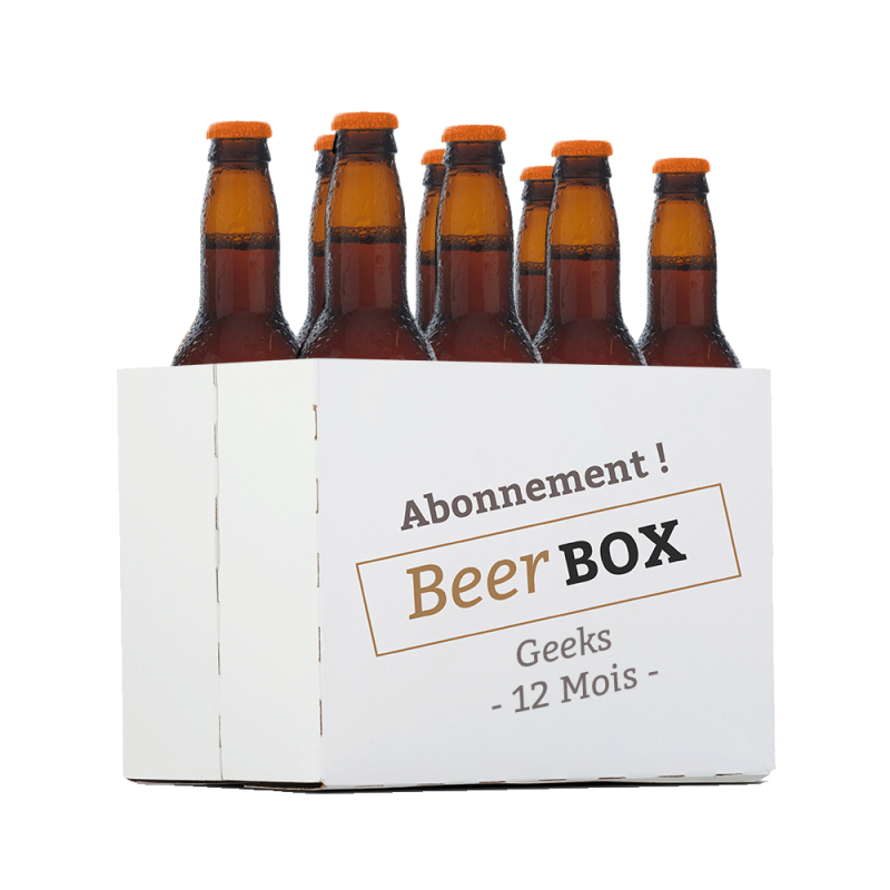 Abonnement Beerbox Bieronomy Pour les geeks 12 mois Bières Artisanales