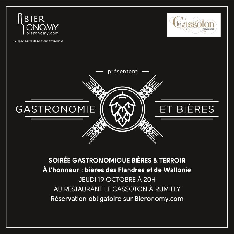 Soirée Gastronomique "Bières & Terroir" 19 octobre 2017