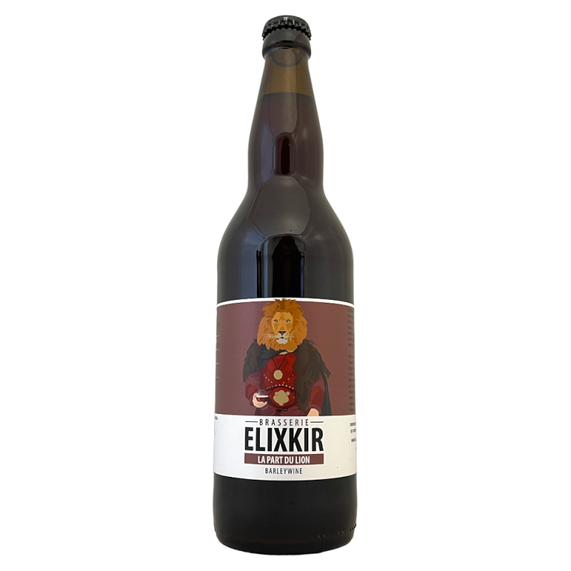 Brasserie Elixkir Bière Barleywine La Part du Lion 66 cl