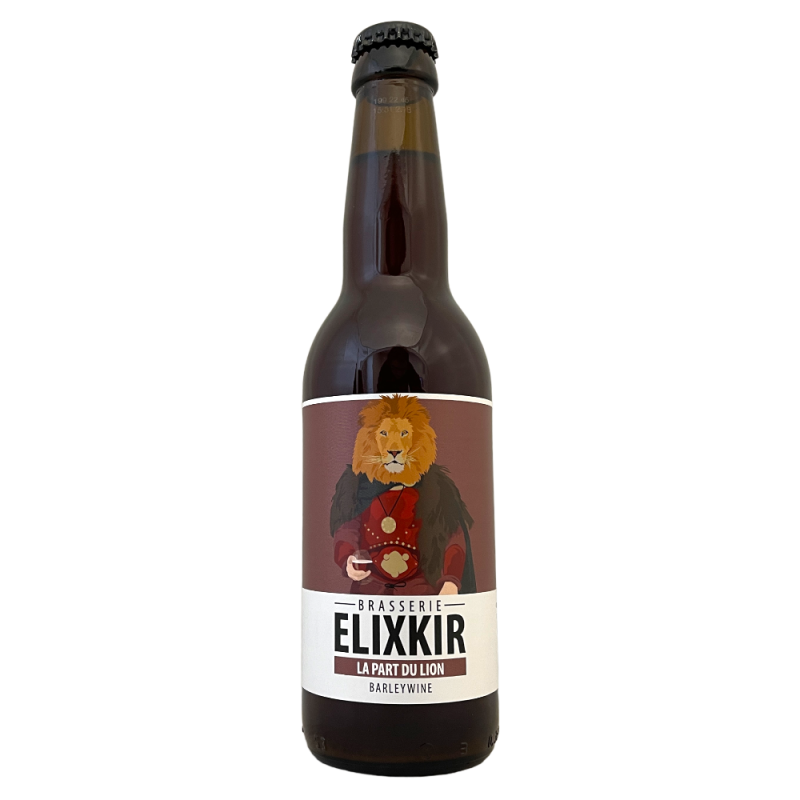 Brasserie Elixkir Bière Barleywine La Part du Lion 33 cl