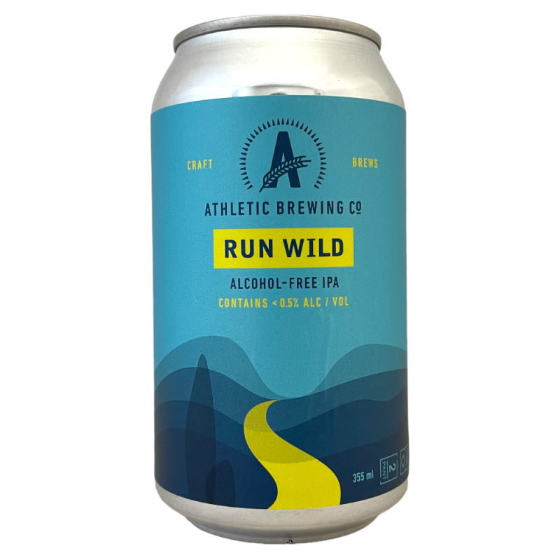 Brasserie Athletic Brewing Company bière Run Wild IPA Alcohol-Free 33 cl