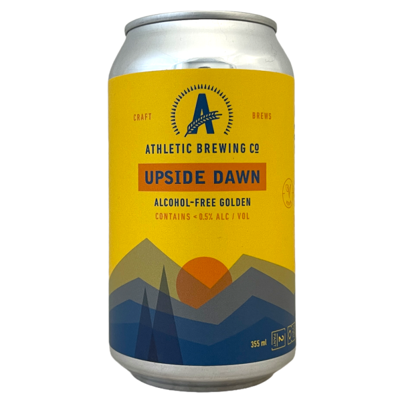 Brasserie Athletic Brewing Company Bière Upside Dawn Golden Alcohol-Free 33 cl