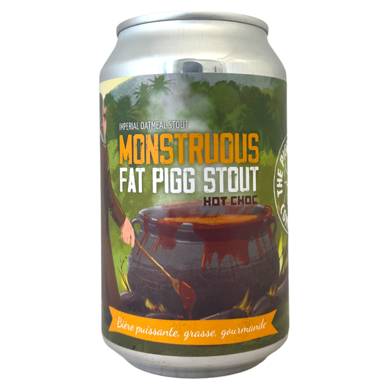 Brasserie Piggy Brewing Bière Monstruous Fat Pigg Stout Hot Choc 33 cl