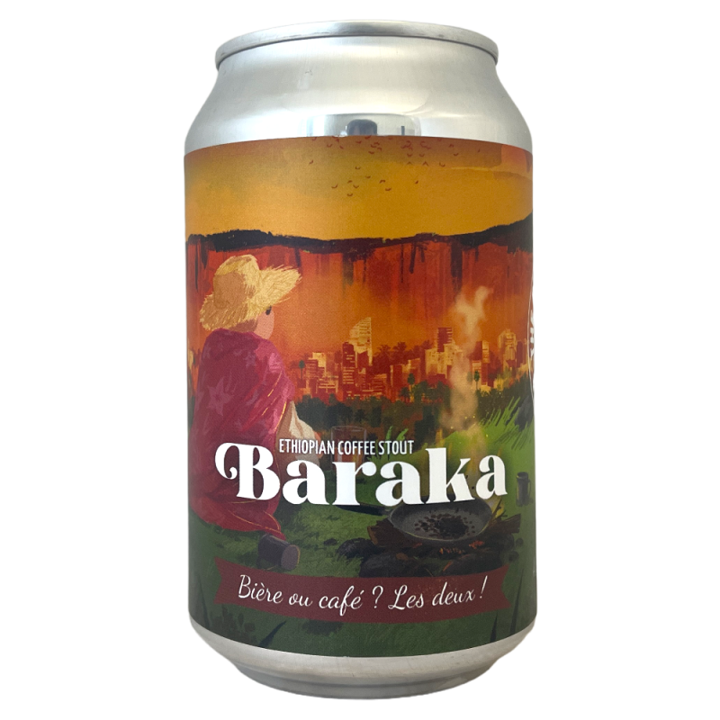 Brasserie Piggy Brewing Bière Baraka Coffee Stout 33 cl