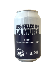Brasserie 90 BPM Brewing Co Elixkir Bière Les Feux De La Mûre Sour 33 cl