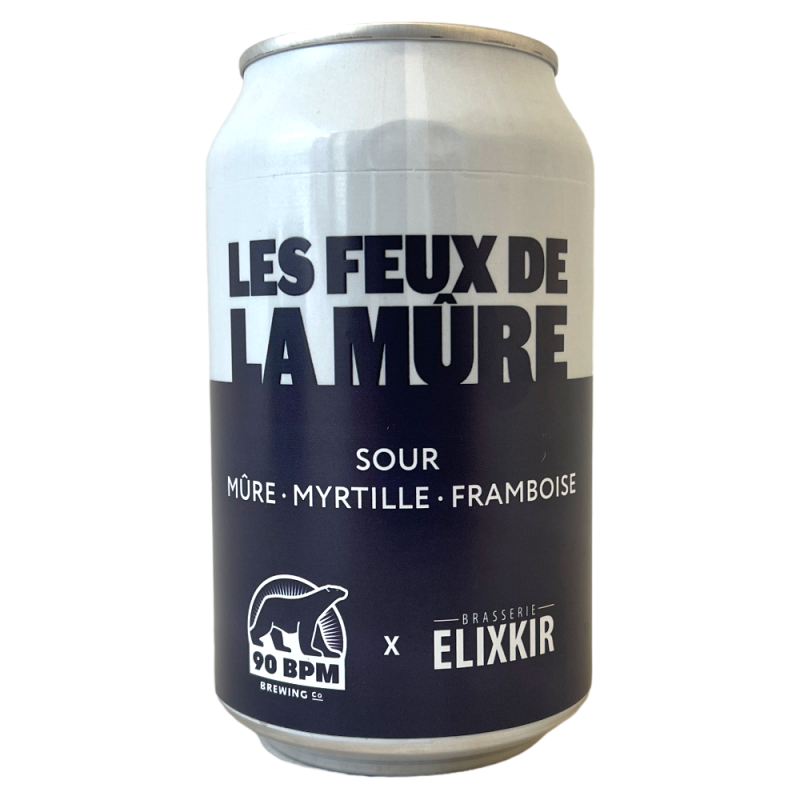 Brasserie 90 BPM Brewing Co Elixkir Bière Les Feux De La Mûre Sour 33 cl