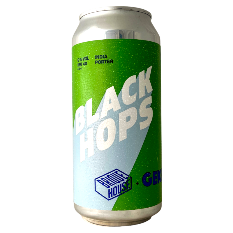 Brasserie Brique House Brewery Gekko Bière Black Hops India Porter 44 cl