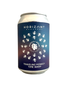 Brasserie HORIZONT Bière Traveling Monkey Time Warp NEIPA 33 cl
