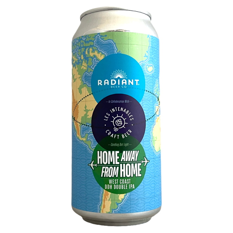 Brasserie Les Intenables Craft Beer Radiant Beer Co Bière Home Away From Home DDH DIPA 44 cl