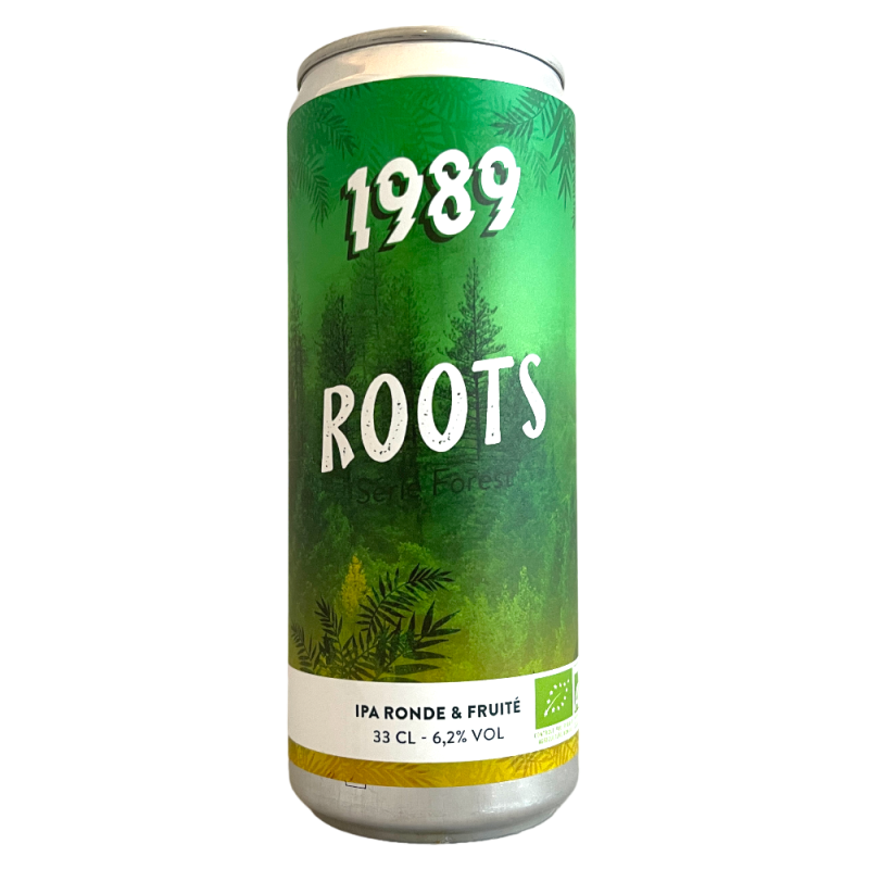 Brasserie 1989 Brewing Bière Roots IPA Bio 33 cl