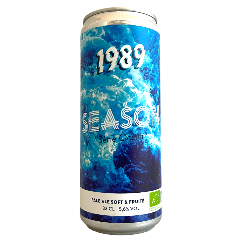 Brasserie 1989 Brewing Bière Season Pale Ale Bio 33 cl