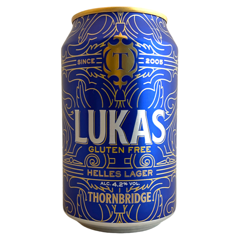 Brasserie Thornbridge Brewery Bière Lukas Helles Lager Gluten Free 33 cl