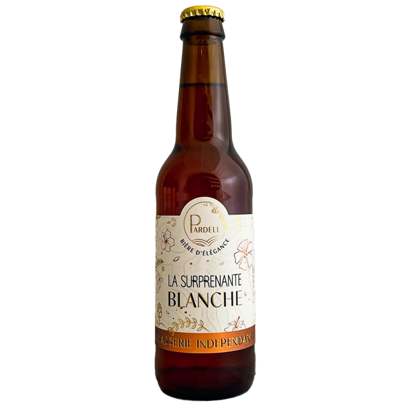 Brasserie Pardell Bière La Surprenante Blanche Hibiscus 33 cl