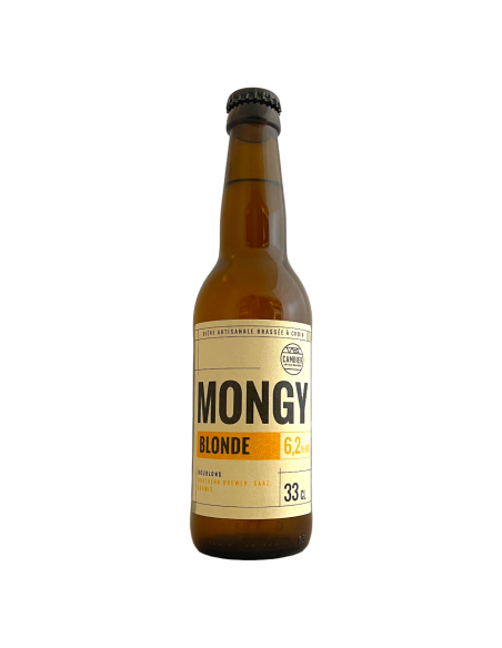Brasserie Cambier Bière Mongy Blonde 33 cl