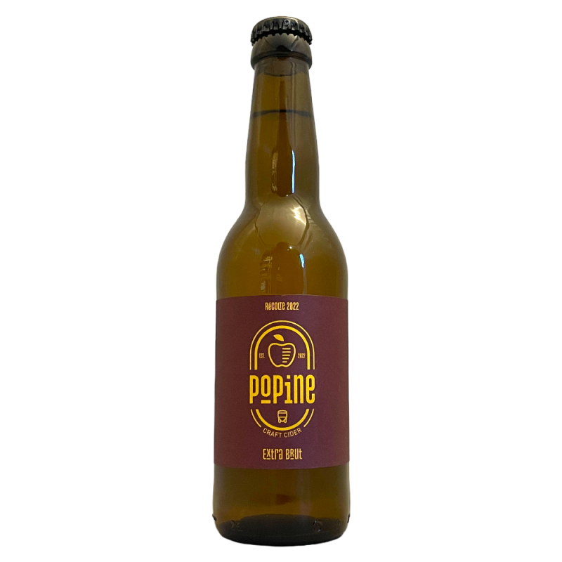 Popine Craft Cider Cidre Extra Brut 33 cl