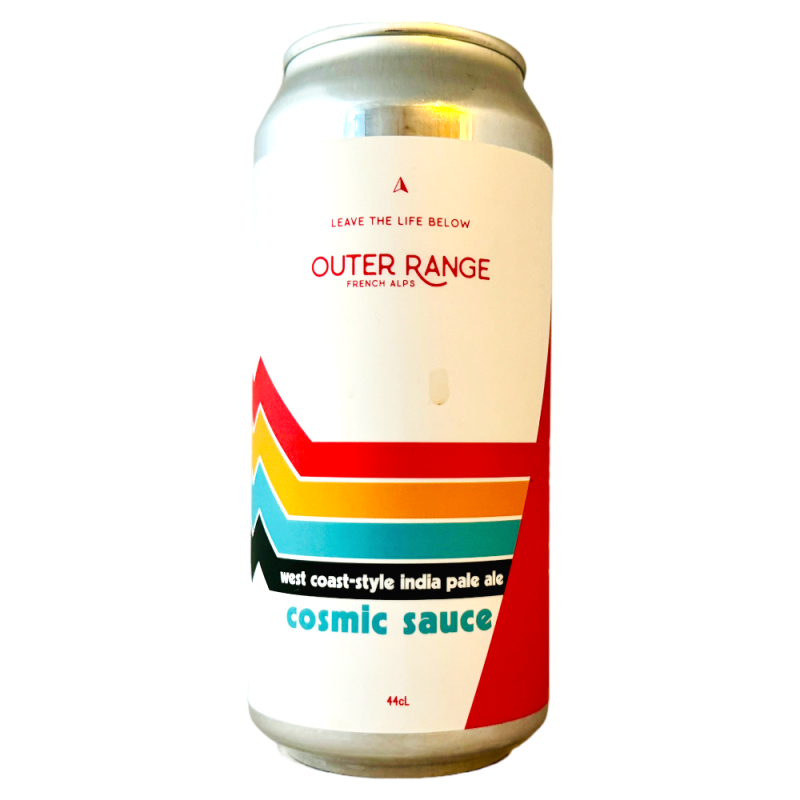 Brasserie Outer Range French Alps Bière Cosmic Sauce West Coast IPA 44 cl