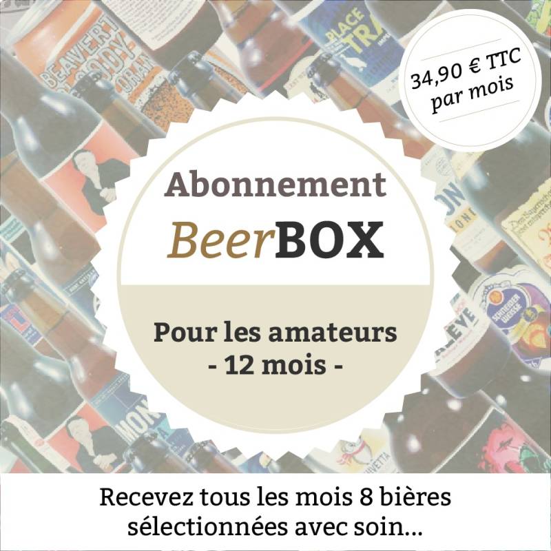 Beerbox "Pour les amateurs" - 12 mois