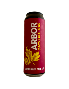 Brasserie Arbor Ales Bière Days Like This Gluten Free Pale Ale 56,8 cl