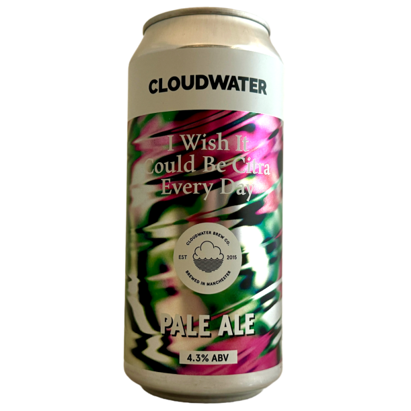 Brasserie Cloudwater Brew Co Bière I Wish It Could Be Citra Every Day Pale Ale 44 cl