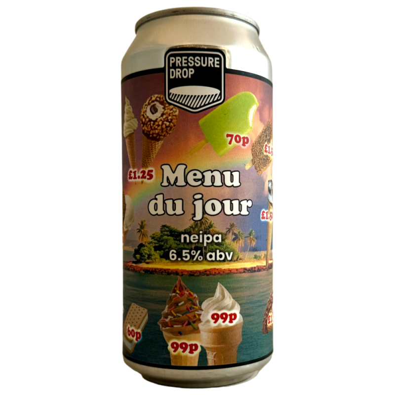 Brasserie Pressure Drop Brewing Bière Menu Du Jour NEIPA 44 cl
