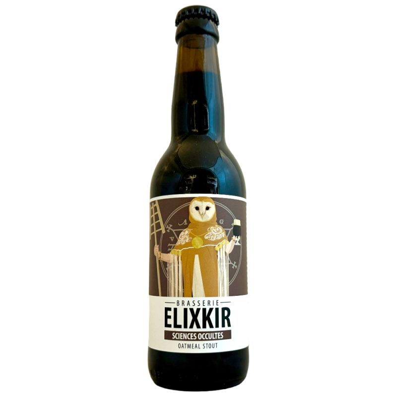 Brasserie Elixkir Bière Sciences Occultes Oatmeal Stout 33 cl