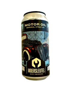 Brasserie Moersleutel Craft Brewery Bière Motor Oil Imperial Stout 44 cl