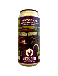 Brasserie Moersleutel Craft Brewery Bière Motor Oil Triple Mega Mash Imperial Stout 44 cl