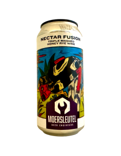 Brasserie Moersleutel Craft Brewery Bière Nectar Fusion Triple Mashed Honey Rye Wine 44 cl