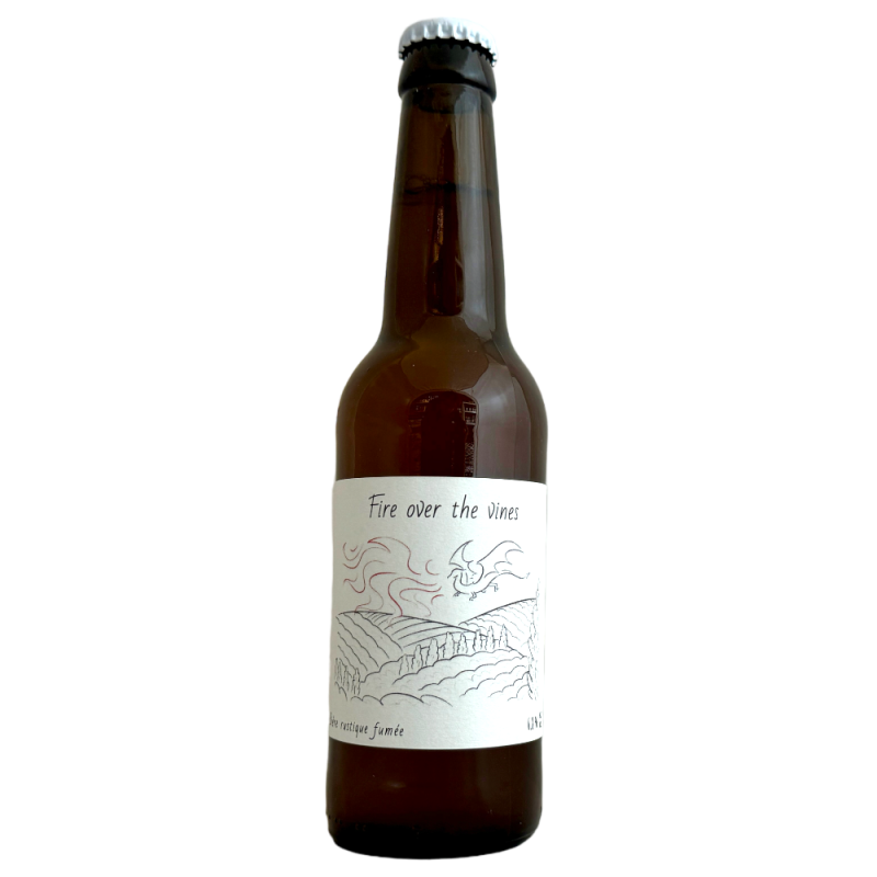 Brasserie Flore Bière Fire Over the Vines Smoked Rustic Blend 33 cl
