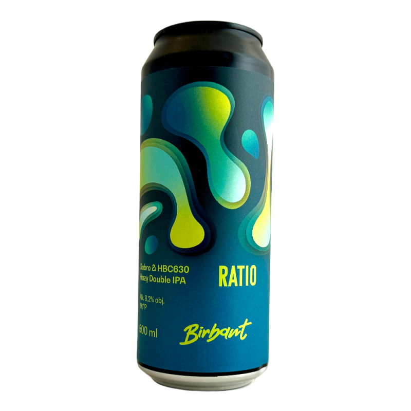 Ratio Hazy DIPA Bière 50 cl Brasserie Birbant Brewery