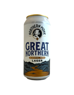 Brasserie Northern Monk Brew Co Bière Great Northern Alcohol Free Lager 44 cl