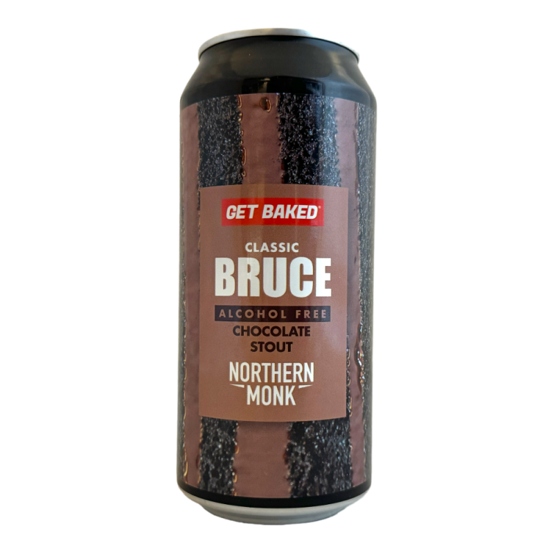 Brasserie Northern Monk Brew Co Bière Alcohol Free Bruce Get Baked Stout 44 cl