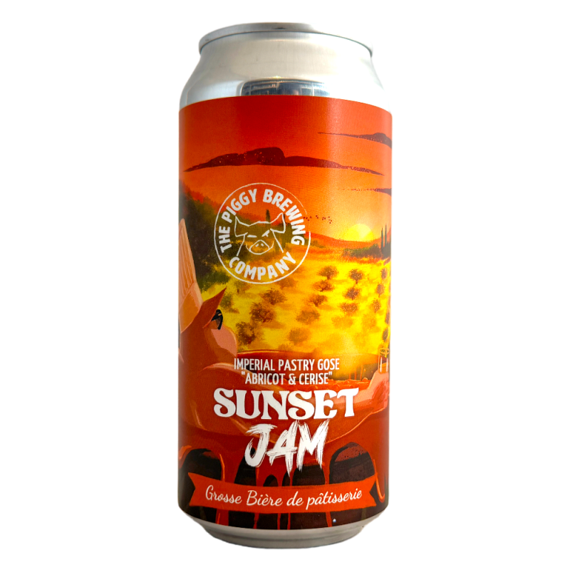 Brasserie The Piggy Brewing Company Bière Sunset Jam Imperial Pastry Gose 44 cl