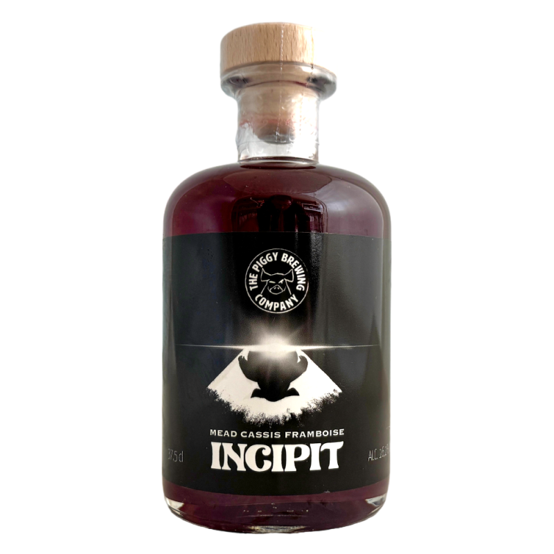 Brasserie The Piggy Brewing Company Incipit Mead Cassis Framboise Hydromel Melomel 37,5 cl