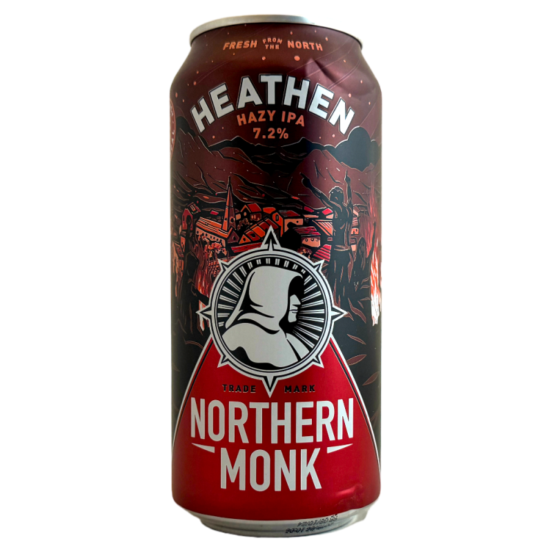 Brasserie Northern Monk Brew Co Bière Heathen Hazy IPA 44 cl